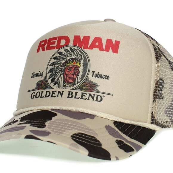 redman gold chewing tobacco Posse Comitatus | Accessories | Red Man Chewing Golden Blend Tobacco Hat  Vintage Redman Cap Tancamo